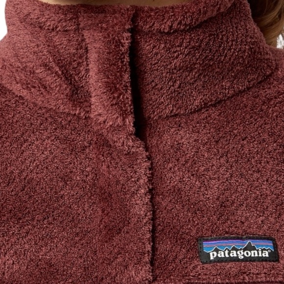 PATAGONIA | Women’s Re-Tool Snap-T Pullover Fleece Shirt | Kiln/Dark Currant | S - Picture 5 of 11